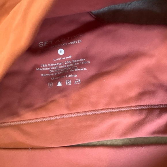 Set active matching set top size small shorts size medium - Picture 3 of 4